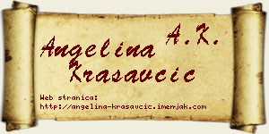 Angelina Krasavčić vizit kartica